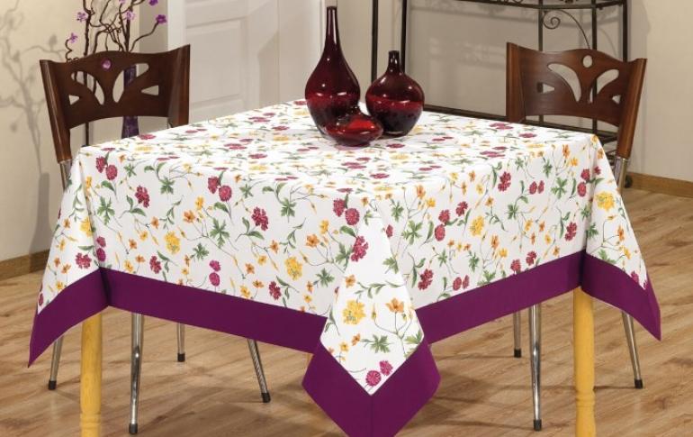Sewing a tablecloth with your own hands for a table How to sew a tablecloth for an oval table yourself