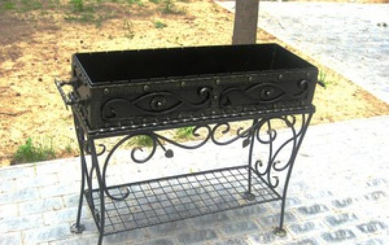 What can be made from ferrous metal waste - iron, steel, stainless steel, cast iron Do-it-yourself welded products for the garden