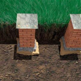 DIY brick foundation