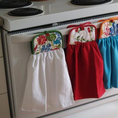 स्वयंपाकघर टॉवेल शिवणे - मास्टर क्लास आणि DIY सजावट कल्पना