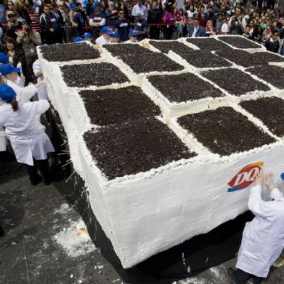 Największe ciasta na świecie Kto robi największe ciasta
